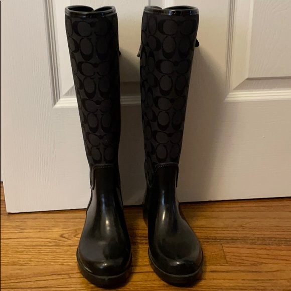 COACH Triste Rain Boots - Picture 2 of 8